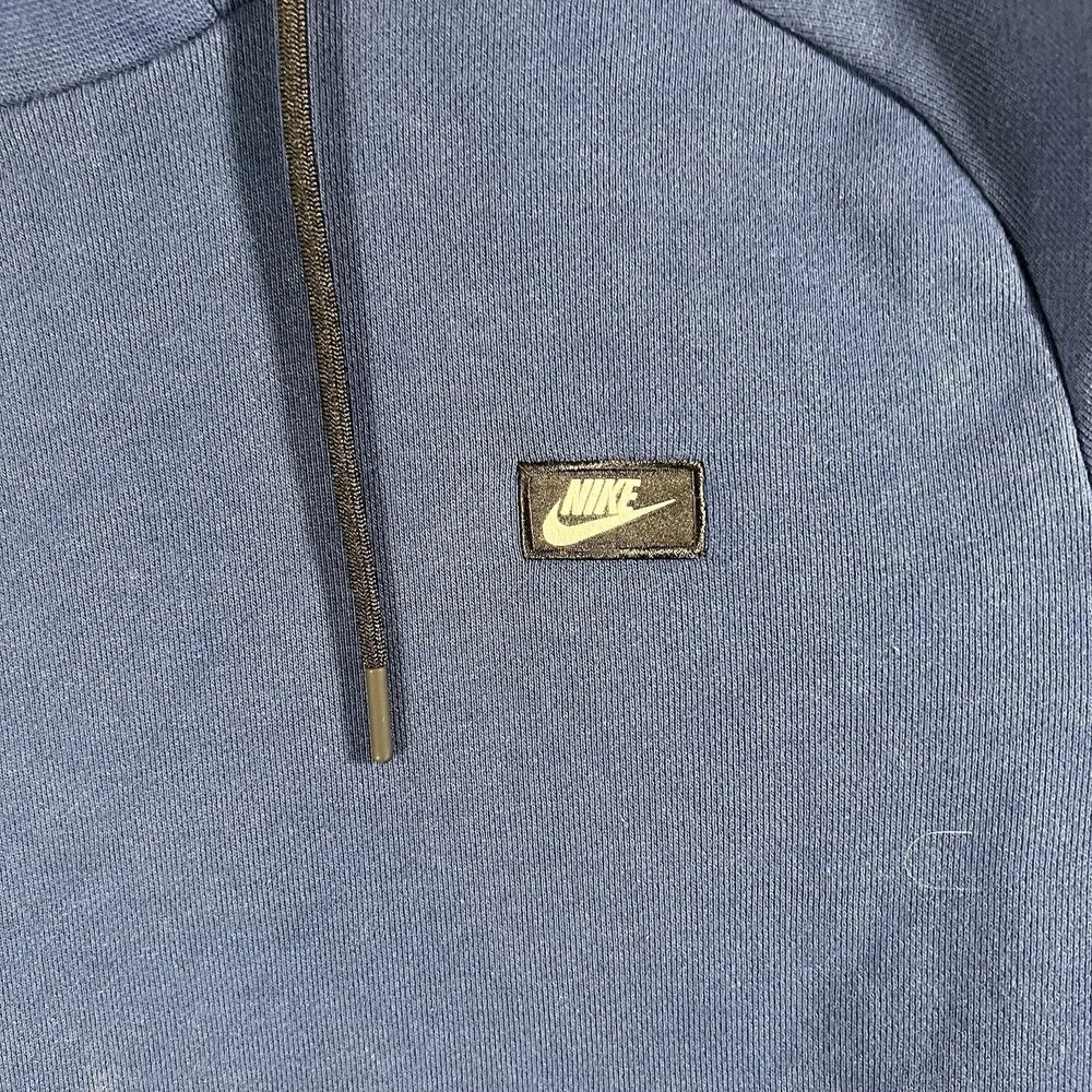 Nike Sportswear Pullover Hoodie Blue Fleece Kangaroo Pocket Men's XL
